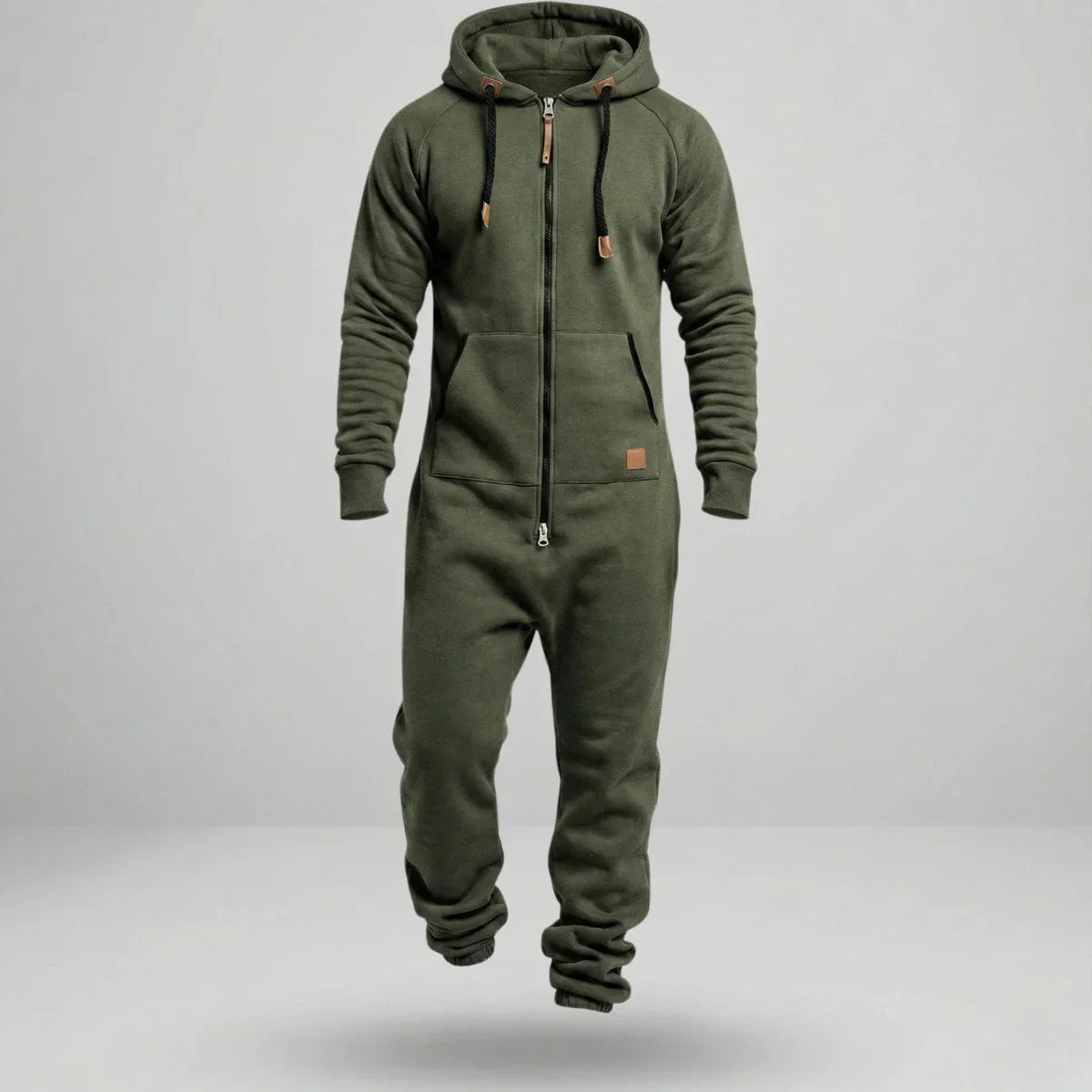 Sarttore | Tuta in pile con cappuccio e zip Cozy
