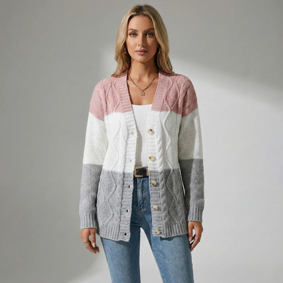 Sarttore | Cardigan a righe Allure™