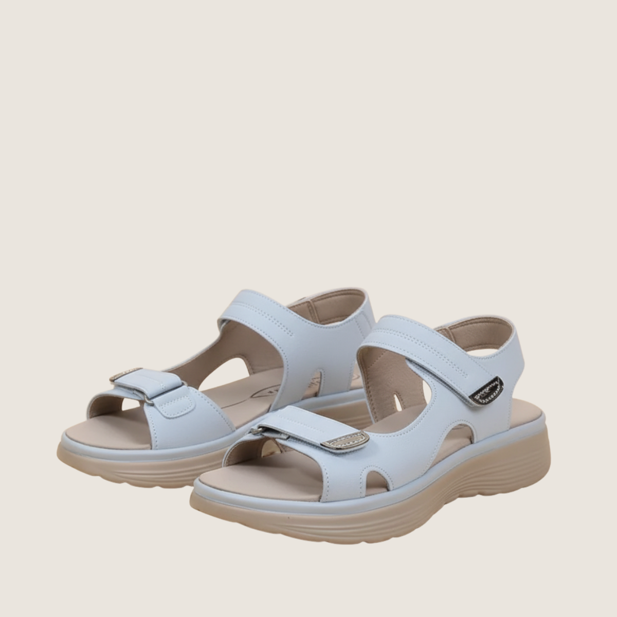 Sarttore | Sandali Comodi da Donna con Velcro ActiveStep™