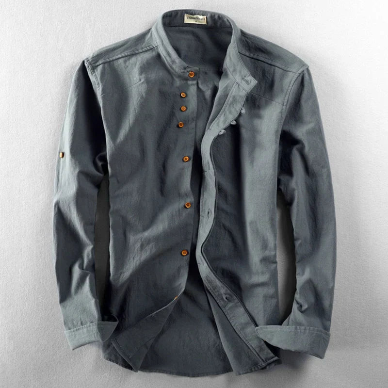 Sarttore | Camicia con Collo alla Coreana Osaka™