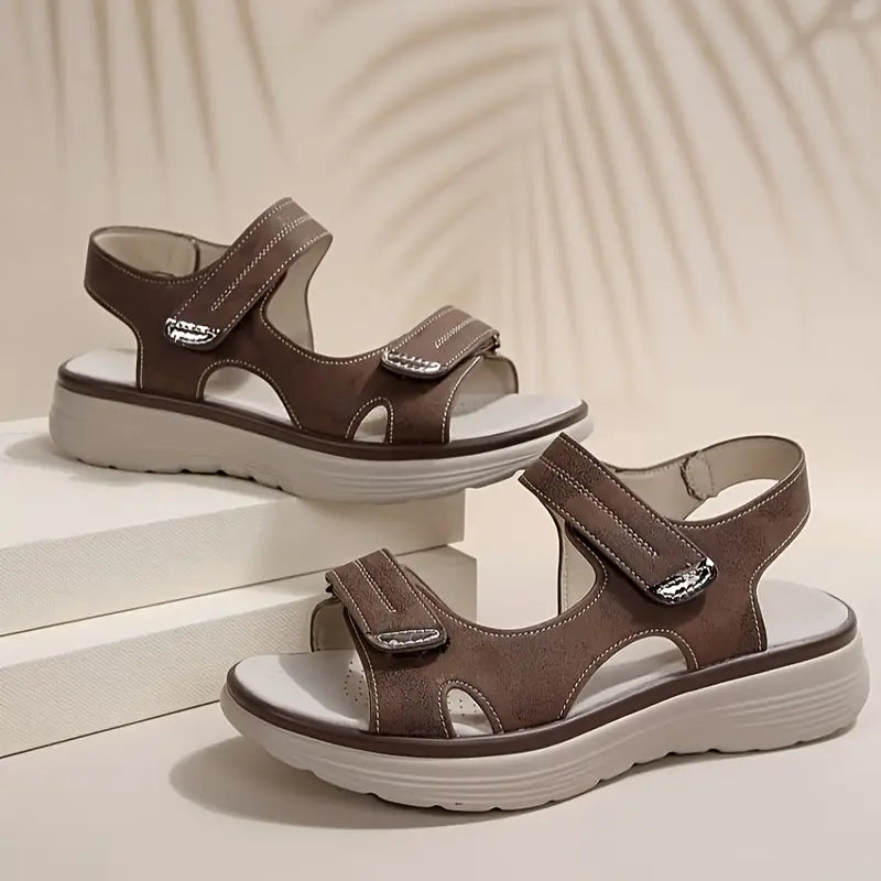 Sarttore | Sandali Comodi da Donna con Velcro ActiveStep™