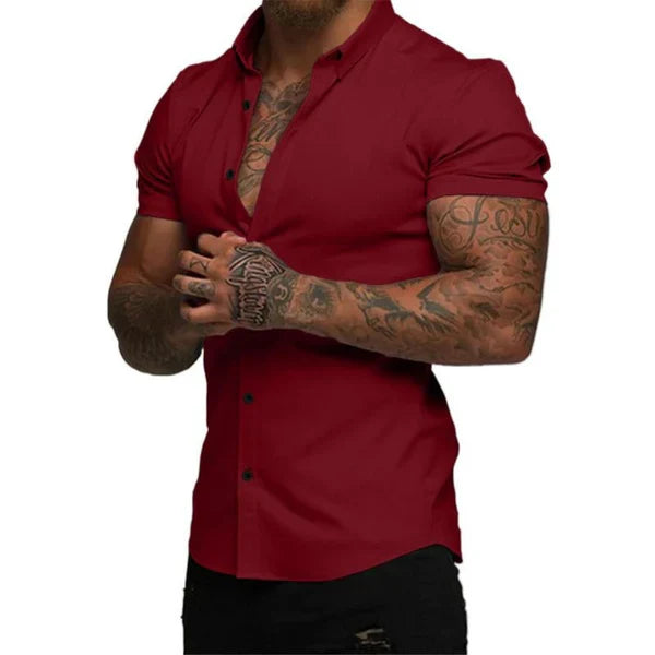 Camicia Slim Sarttore EasyFit™ | Stile e Comfort con Tecnologia Stretch 4D