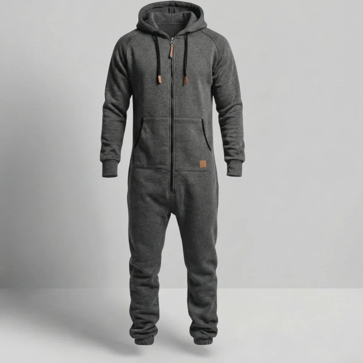 Sarttore | Tuta in pile con cappuccio e zip Cozy