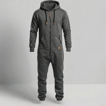 Sarttore | Tuta in pile con cappuccio e zip Cozy