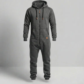 Sarttore | Tuta in pile con cappuccio e zip Cozy