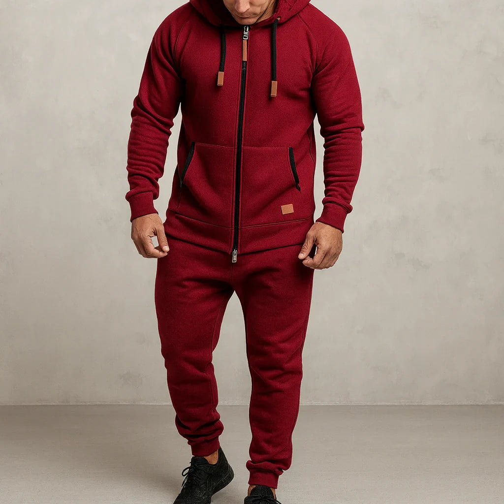 Sarttore | Tuta in pile con cappuccio e zip Cozy