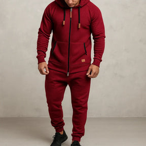 Sarttore | Tuta in pile con cappuccio e zip Cozy