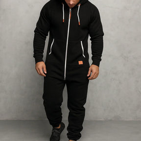 Sarttore | Tuta in pile con cappuccio e zip Cozy