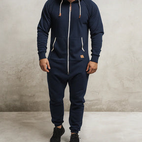 Sarttore | Tuta in pile con cappuccio e zip Cozy