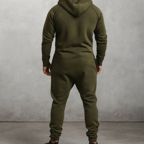 Sarttore | Tuta in pile con cappuccio e zip Cozy