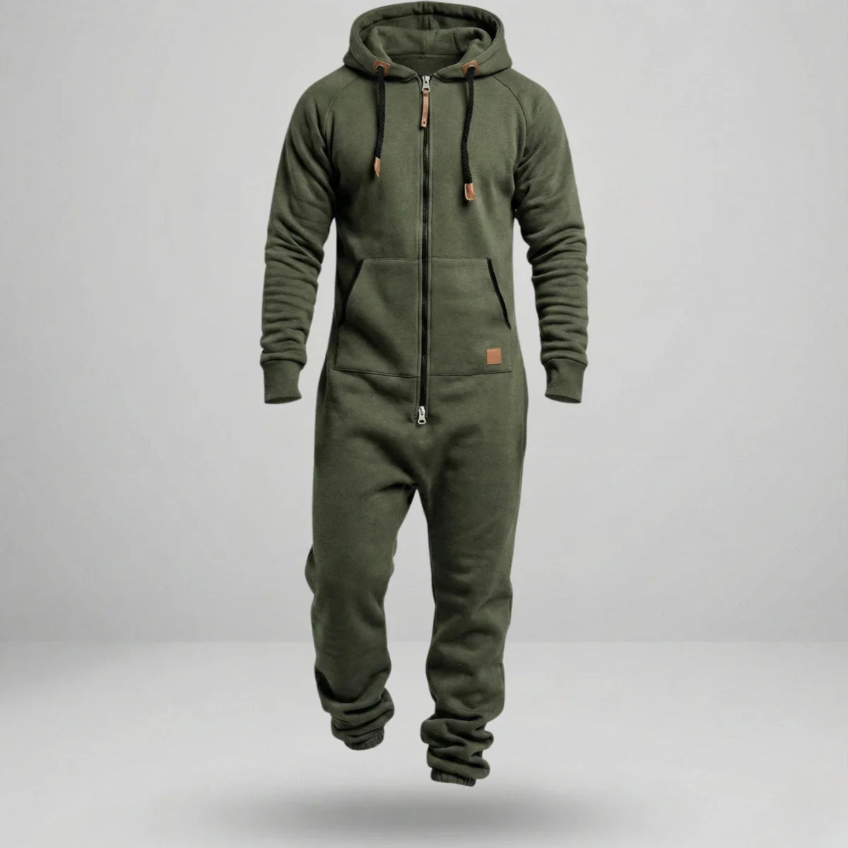 Sarttore | Tuta in pile con cappuccio e zip Cozy