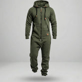 Sarttore | Tuta in pile con cappuccio e zip Cozy