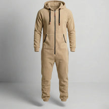 Sarttore | Tuta in pile con cappuccio e zip Cozy