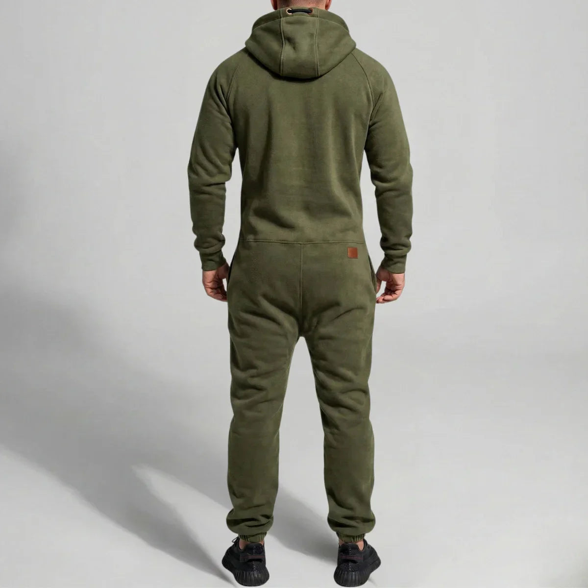 Sarttore | Tuta in pile con cappuccio e zip Cozy
