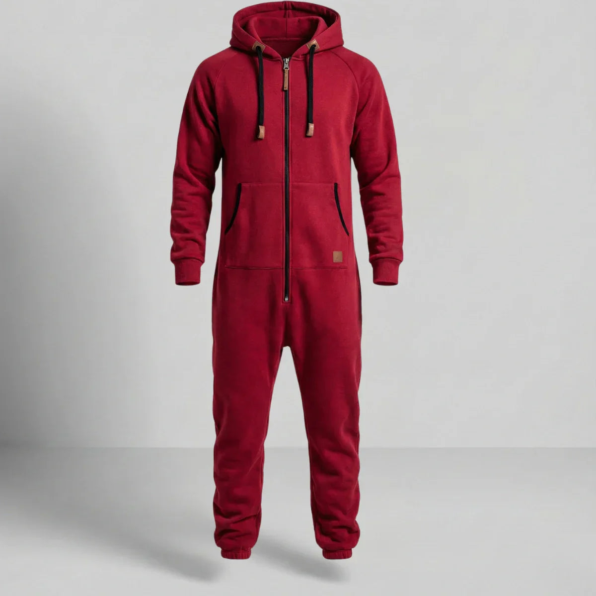 Sarttore | Tuta in pile con cappuccio e zip Cozy