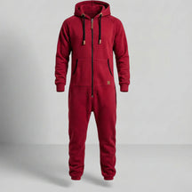 Sarttore | Tuta in pile con cappuccio e zip Cozy