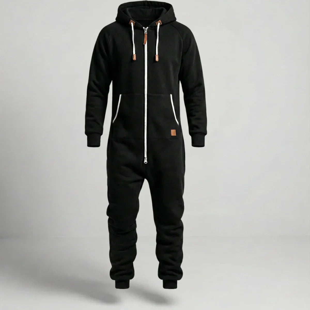 Sarttore | Tuta in pile con cappuccio e zip Cozy