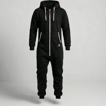 Sarttore | Tuta in pile con cappuccio e zip Cozy