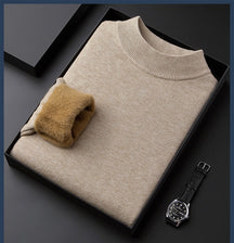 Maglione in Cashmere Spesso da Uomo a Tinta Unita | Alta Qualità