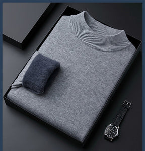 Maglione in Cashmere Spesso da Uomo a Tinta Unita | Alta Qualità