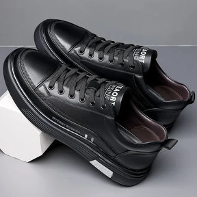 Sneaker Casual in Vera Pelle | Modello Flat Sport