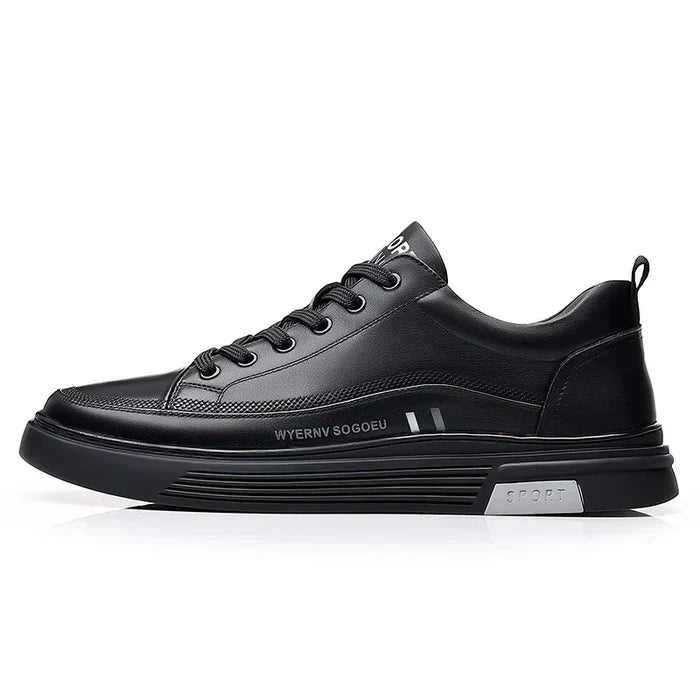 Sneaker Casual in Vera Pelle | Modello Flat Sport