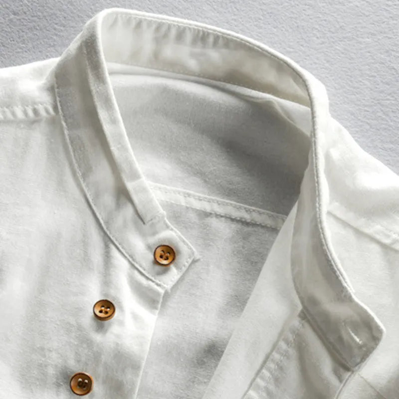 Sarttore | Camicia con Collo alla Coreana Osaka™