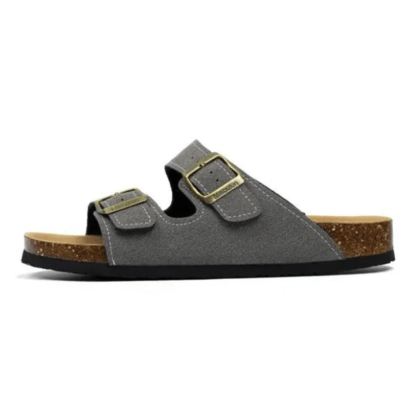 Suede Grey Sandals - Maibulun™