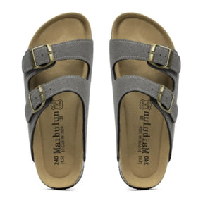 Suede Grey Sandals - Maibulun™