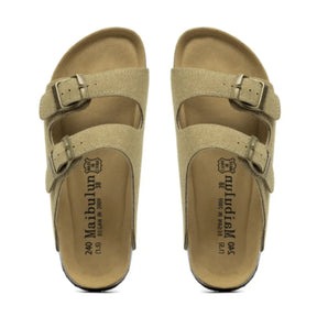 Suede Light Brown Sandals - Maibulun™