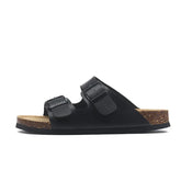 Black Leather Sandals – Maibulun™