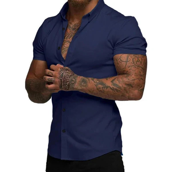 Camicia Slim Sarttore EasyFit™ | Stile e Comfort con Tecnologia Stretch 4D